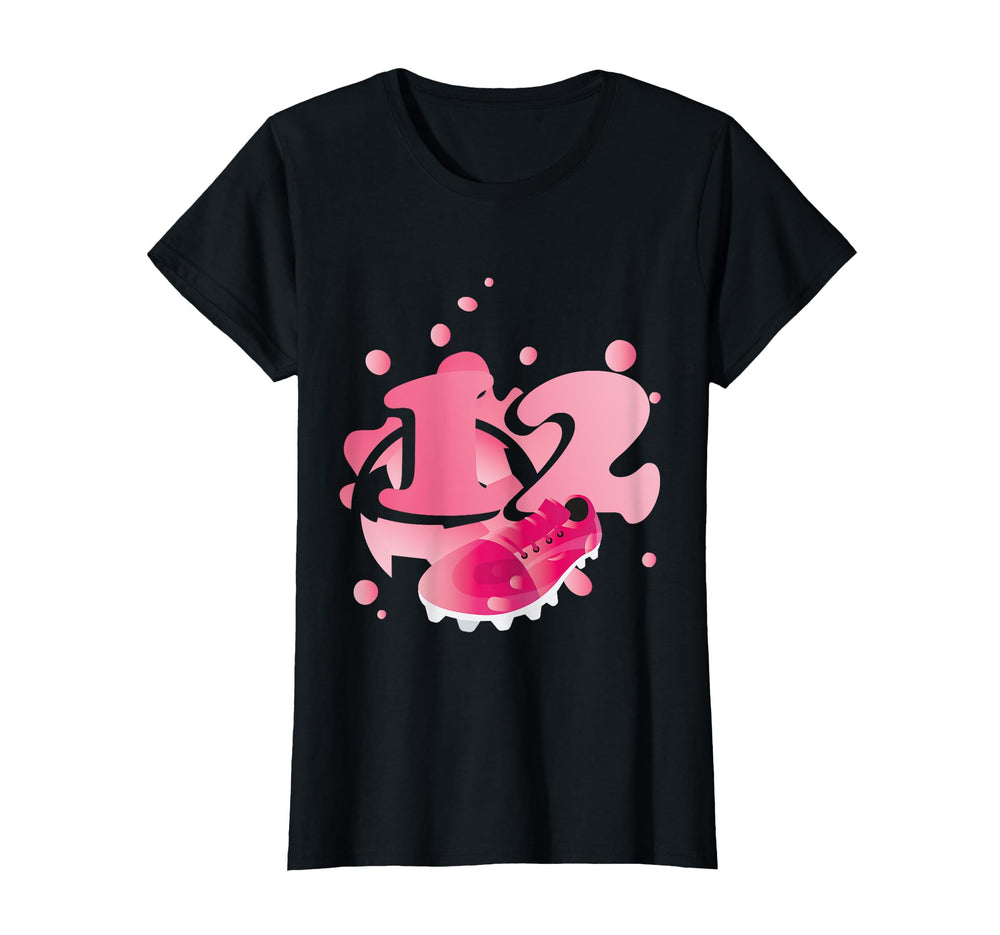 12Th Birthday Soccer Player Football T-Shirt - Novelty Apparel Men Women