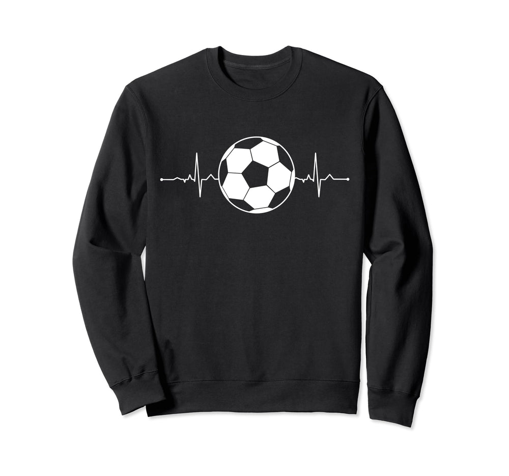 Soccer Lover Goalie Football And Sweatshirt - Minimalist Print Unisex