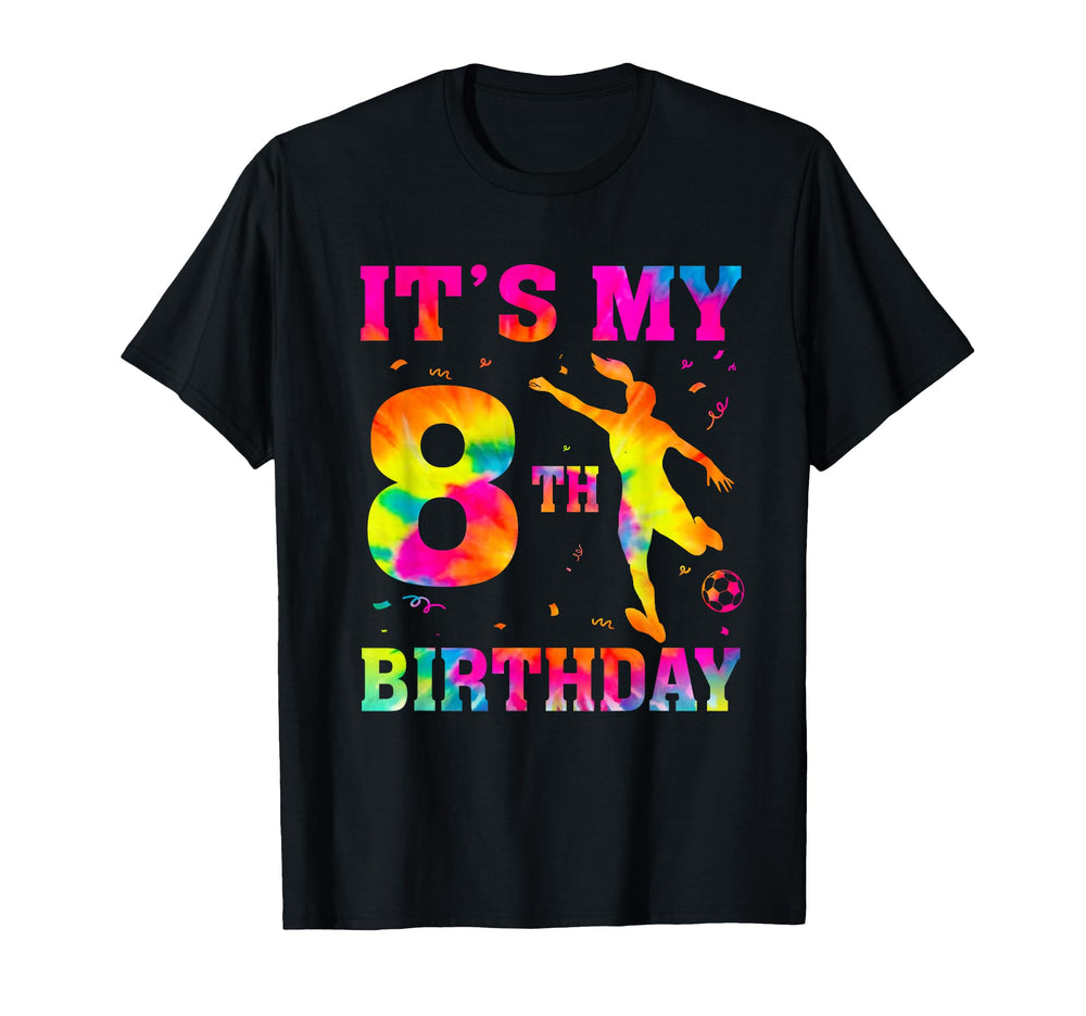 Its My 8Th Birthday Soccer 8 Year Old T-Shirt - Trendy Graphic for Adults