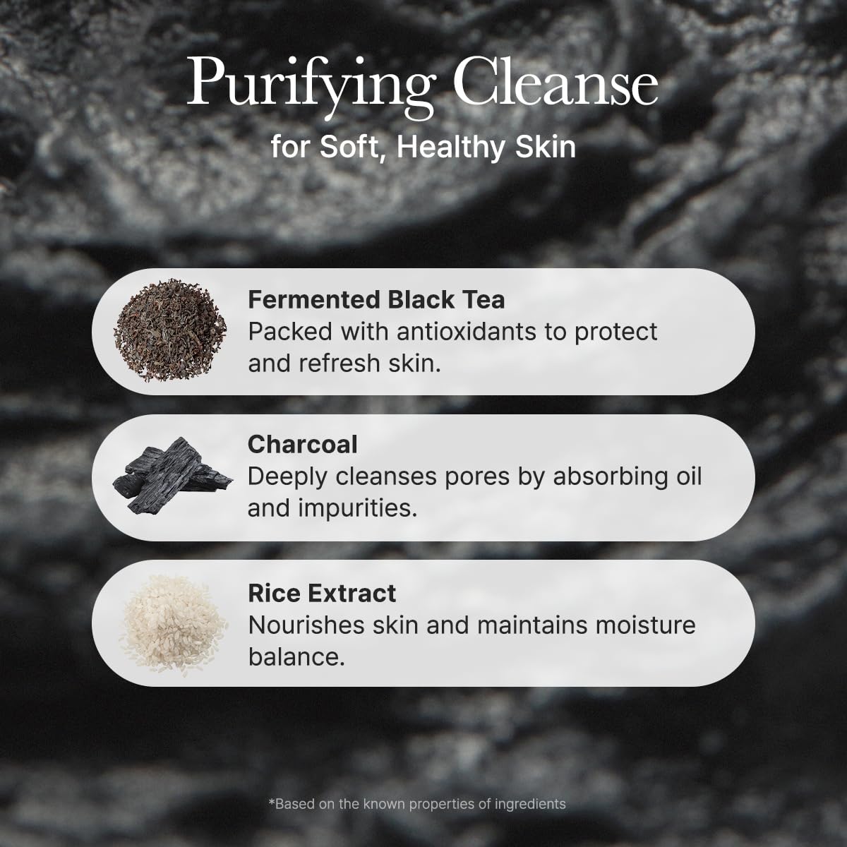 Arencia Black Tea & Yuzu Rice Mochi Cleanser - Snipetell