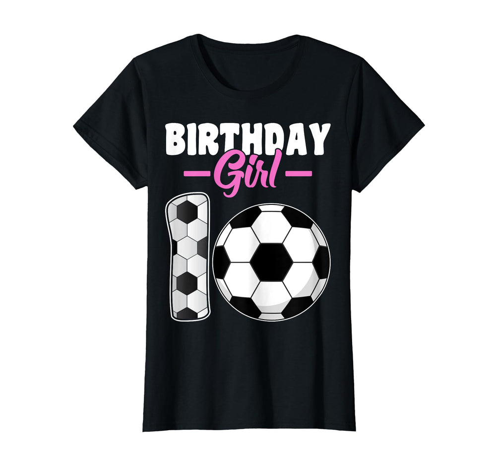 10Th Birthday Soccer Player 10 T-Shirt - Casual Everyday Wear Men Women