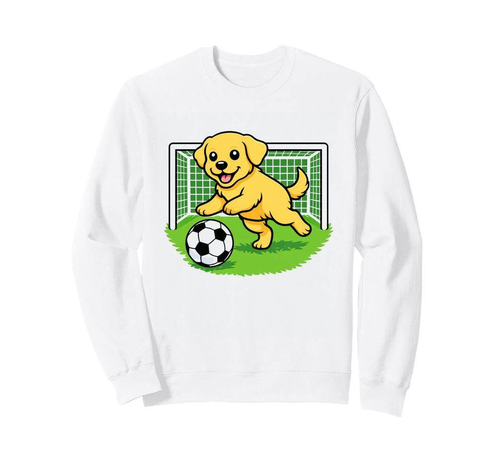 Labrador Retriever Goalies Lab Sweatshirt - Minimalist Print for Adults
