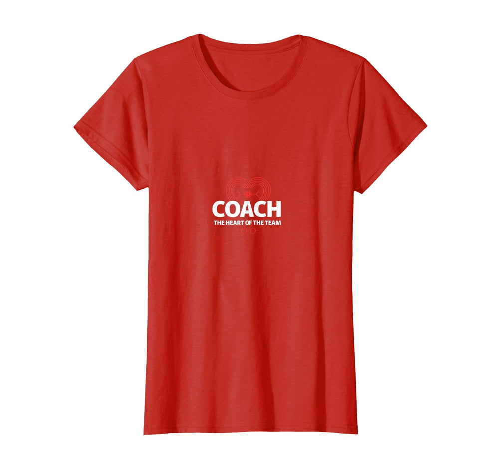Soccer Coach Heart Team Inspiring T-Shirt - Streetwear Style for Adults