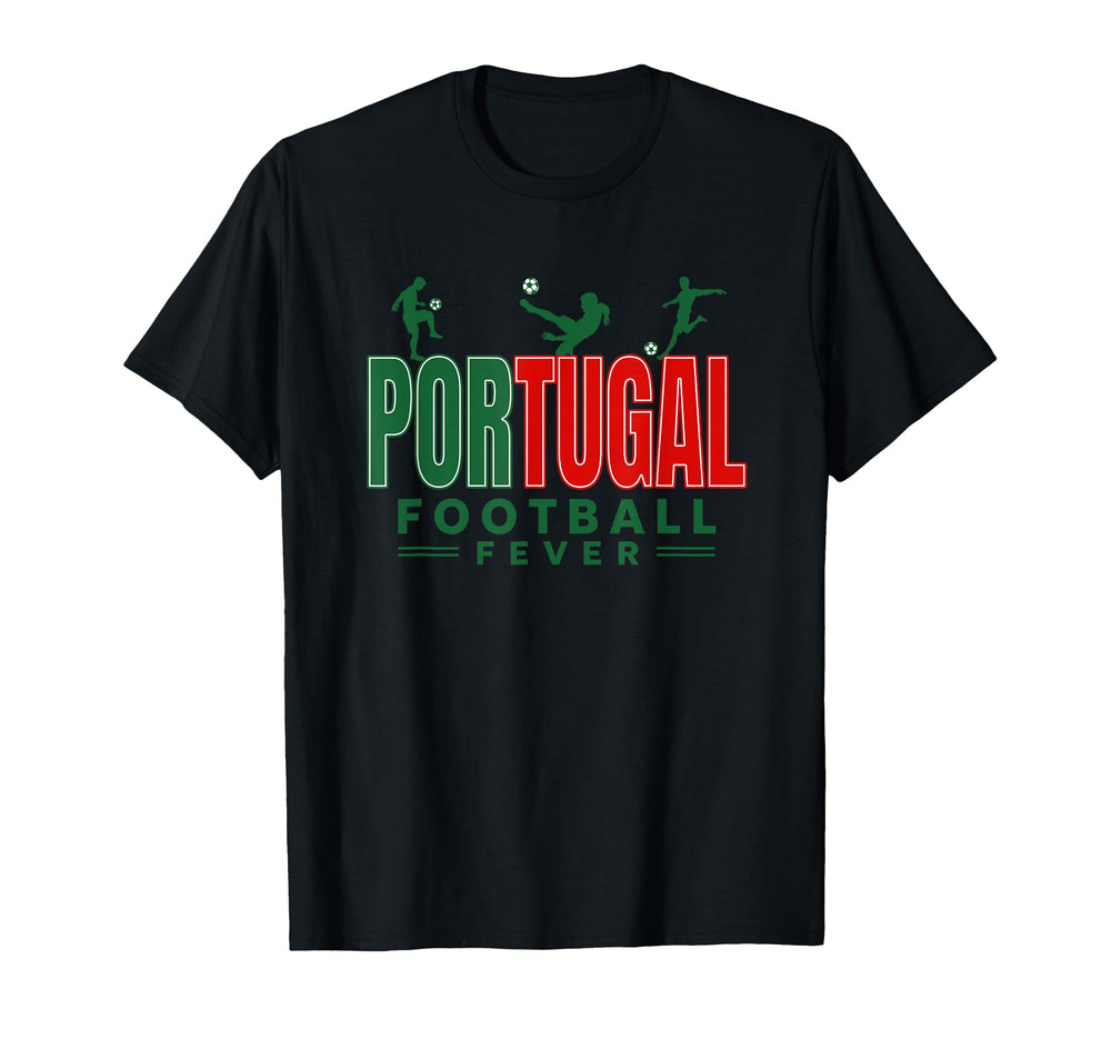 Portugal Football Fever 2026 Soccer T-Shirt - Custom Art Print Men Women