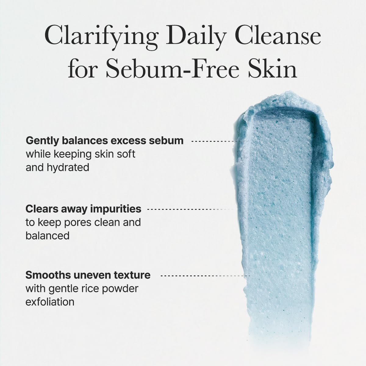 Arencia Fresh Blue Hyssop Rice Mochi Cleanser - Snipetell