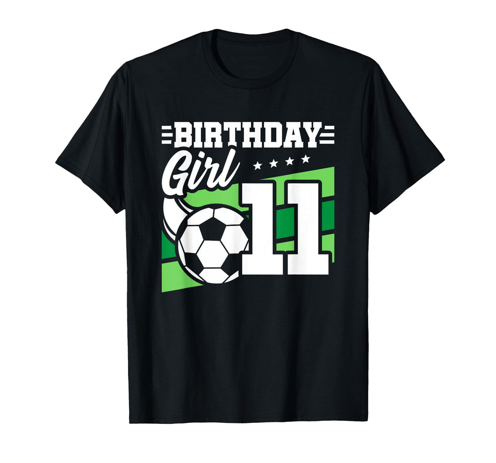 Soccer Birthday Party 11 Year Old 11Th T-Shirt - Custom Art Print Unisex