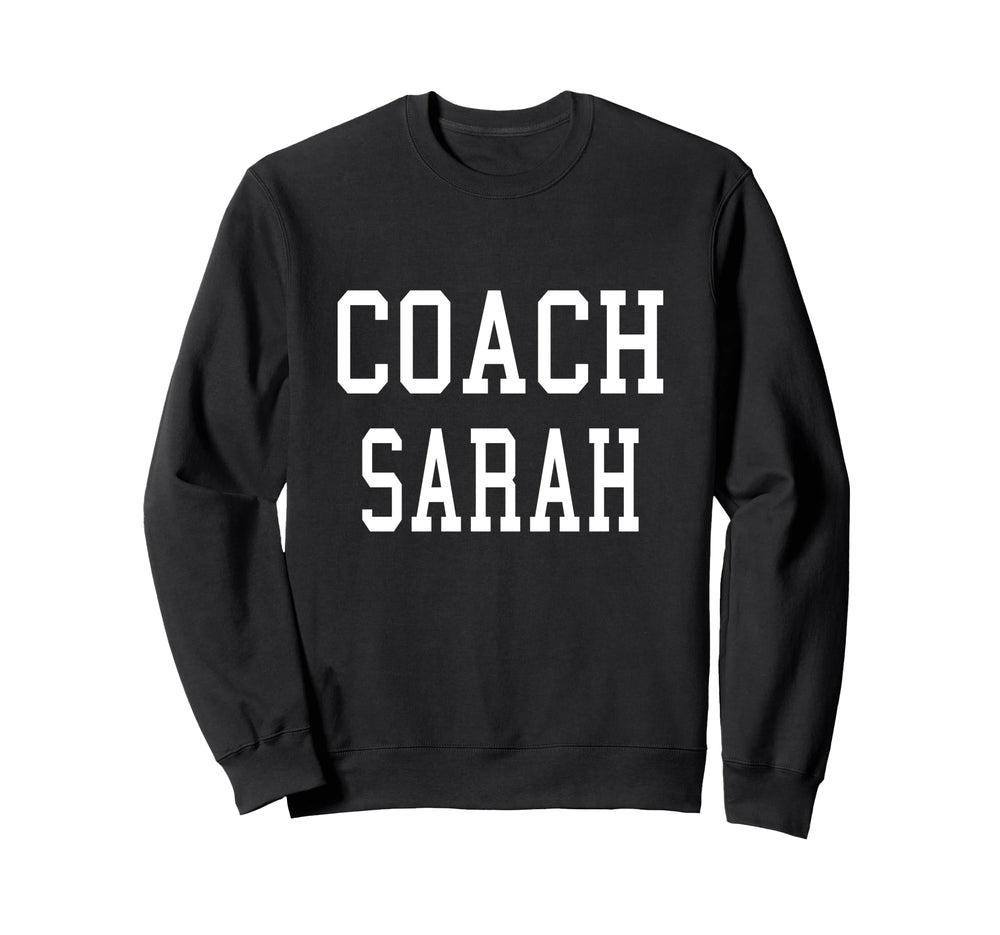 Coach Sarah Custom Football Sweatshirt - Custom Art Print for Adults