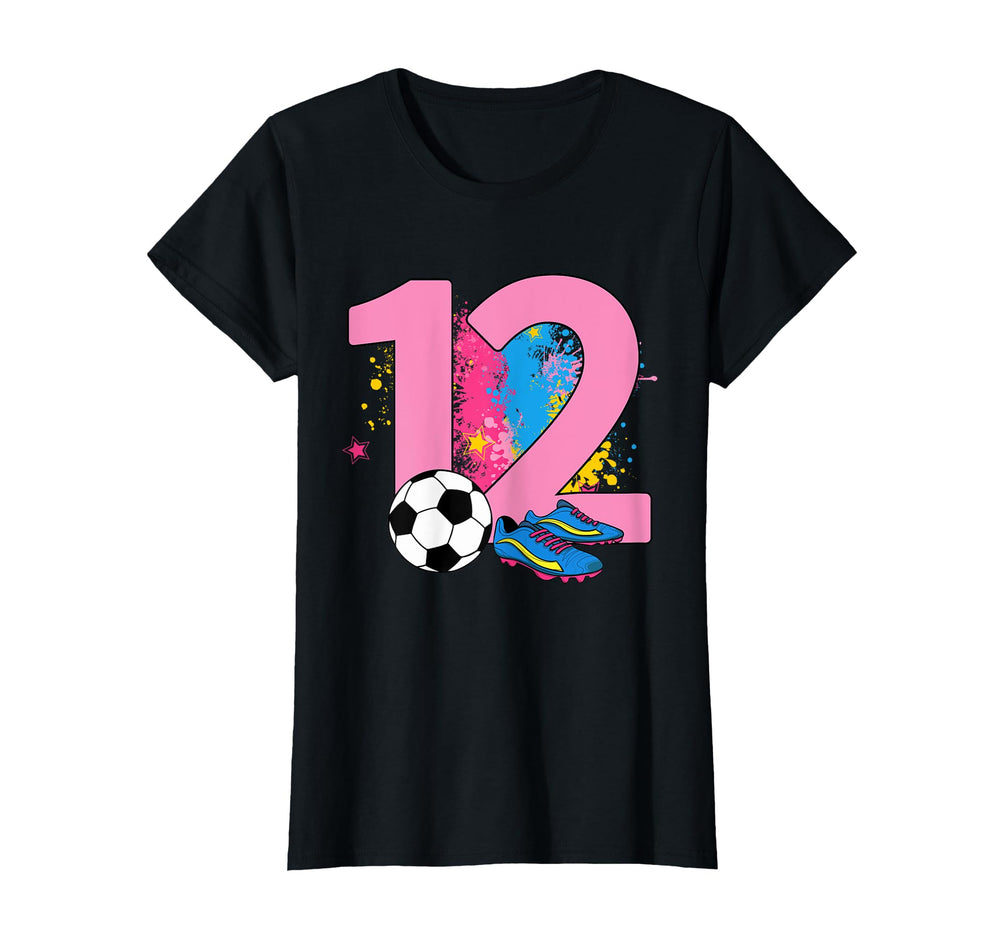 12Th Birthday Soccer Player T-Shirt - Aesthetic Graphic for Adults
