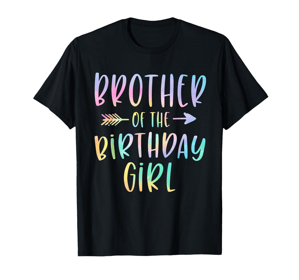 Brother Birthday Tie Dye T-Shirt - Casual Everyday Wear for Adults