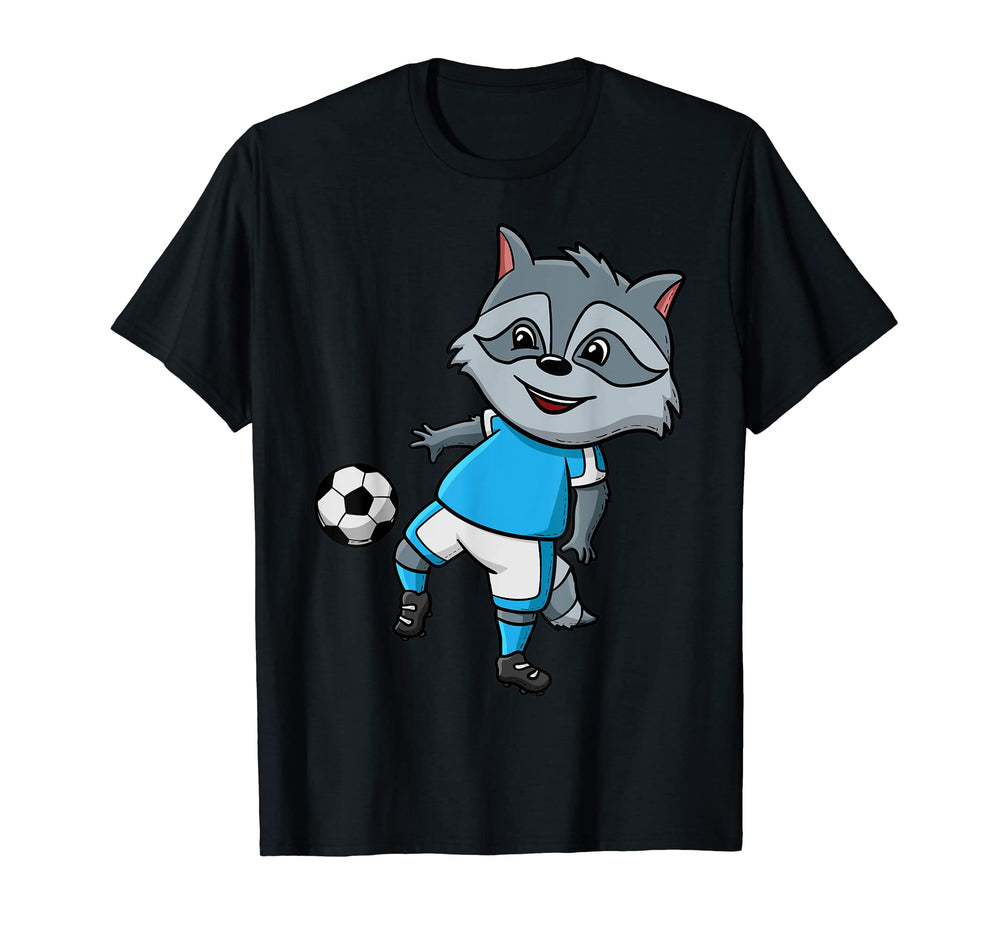 Raccoon Whisperer Goalkeeper Striker T-Shirt - Minimalist Print for Adults