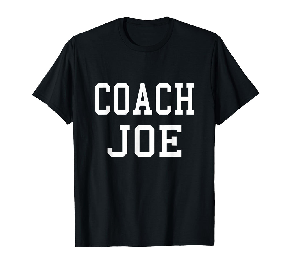 Coach Joe Custom Football Soccer Baseball T-Shirt - Graphic Print Unisex