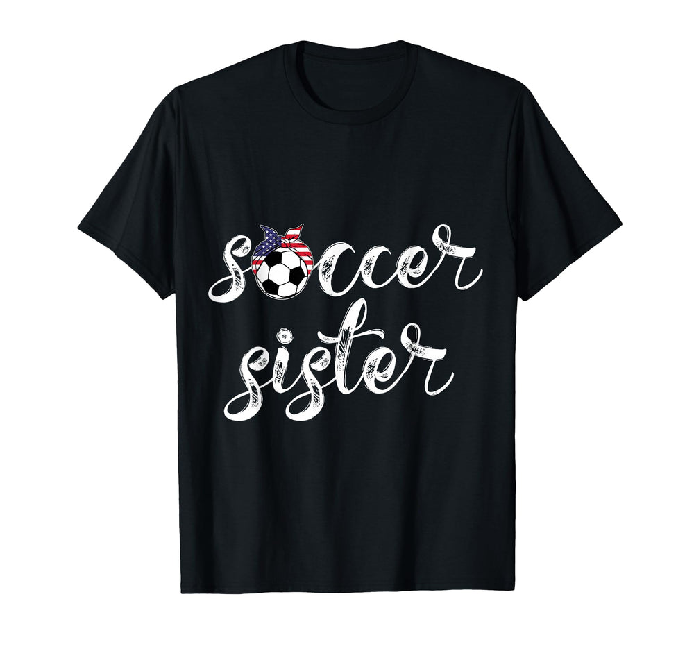 Womens Soccer Player Bandana Ball T-Shirt - Fun Novelty Design Men Women