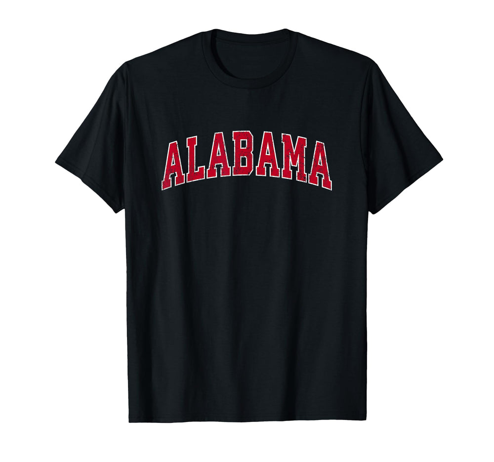 Alabama Al Sports Red T-Shirt - Casual Everyday Wear for Adults
