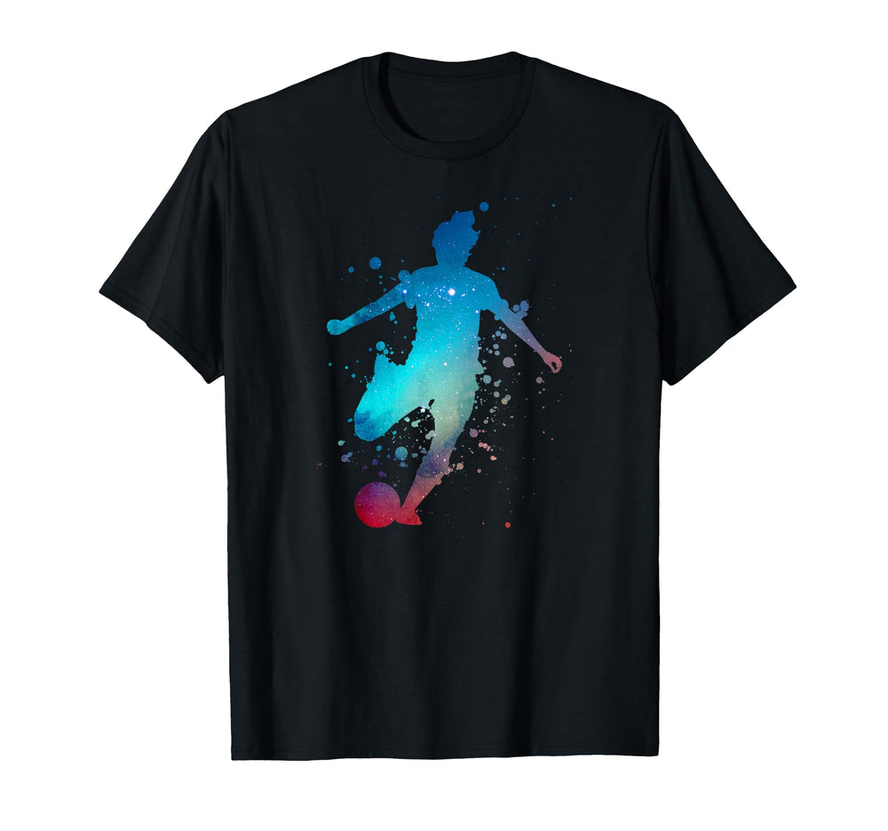Female Soccer Player Coach Fan T-Shirt - Novelty Apparel for Adults