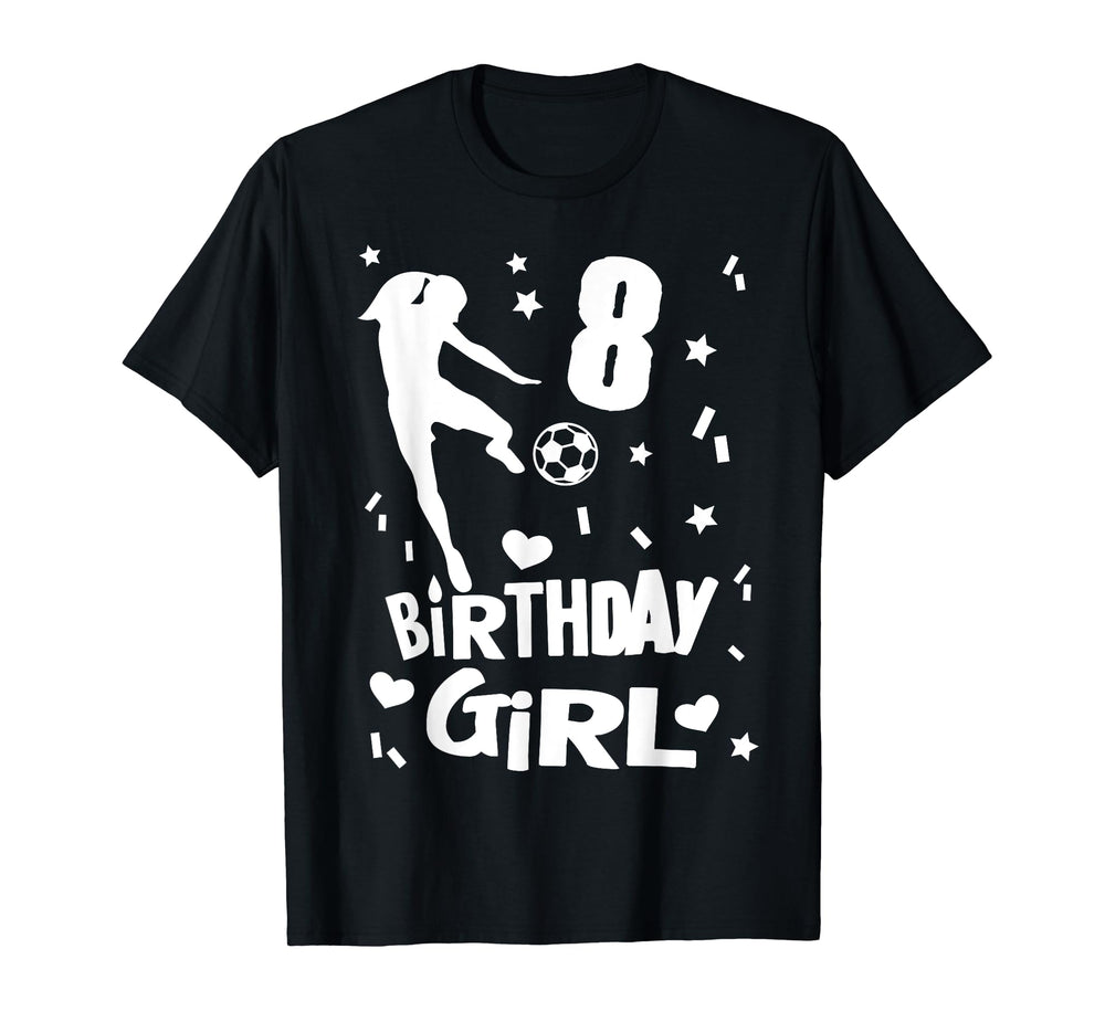 8Th Birthday Soccer Party Gift 8 Year T-Shirt - Streetwear Style Unisex