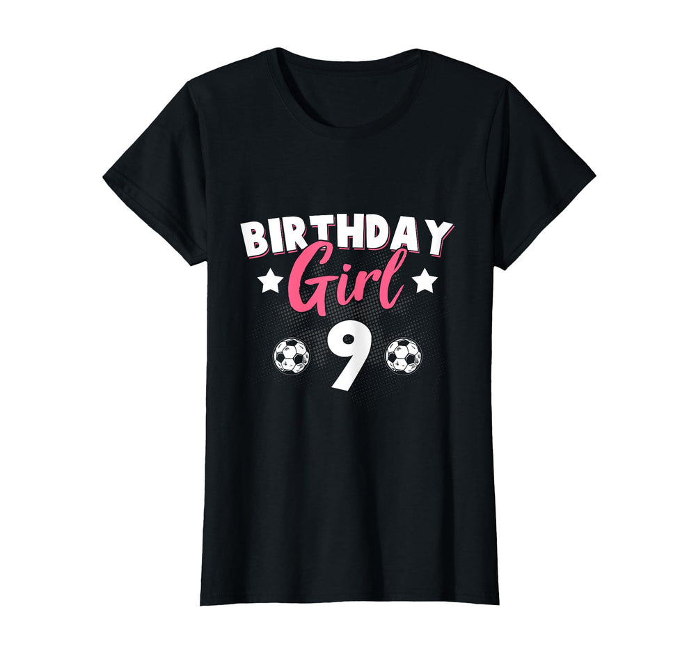 Funny Soccer Lover 9Th Birthday T-Shirt - Minimalist Print Men Women