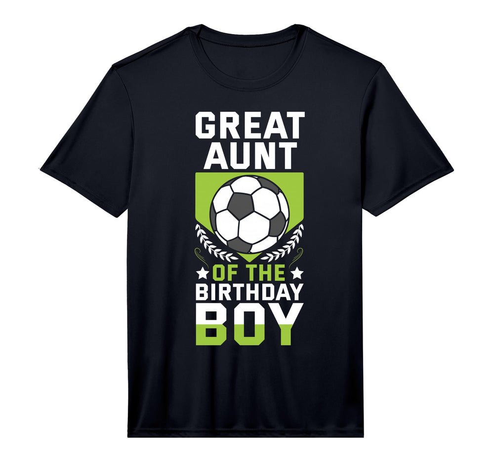 Great Aunt Birthday Soccer Player Team T-Shirt - Unique Graphic Unisex