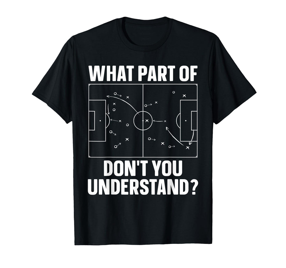 Soccer Art Football Sport Soccer Coach T-Shirt - Graphic Print Men Women