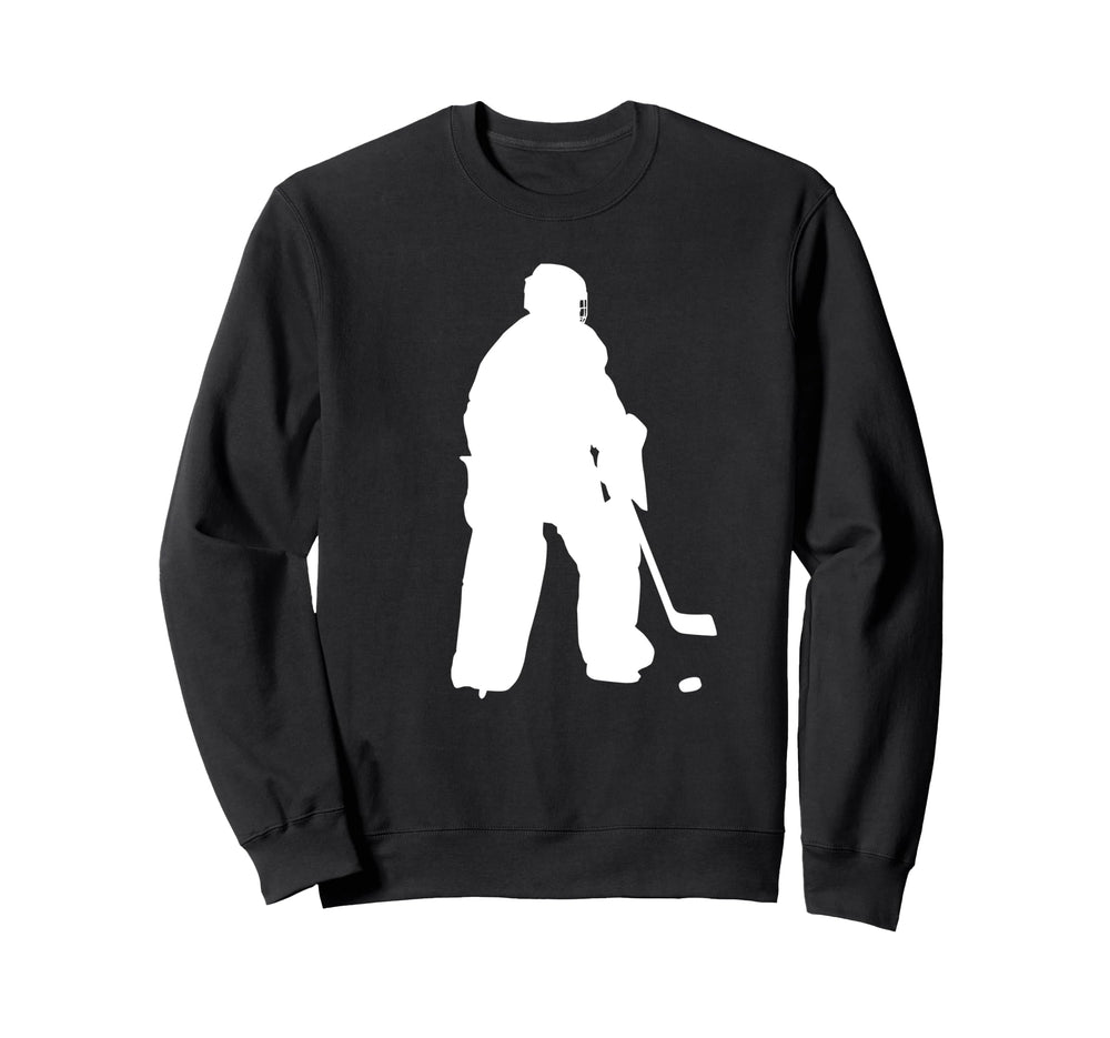 Ice Hockey Player Goalkeeper Ice Sweatshirt - Novelty Apparel for Adults
