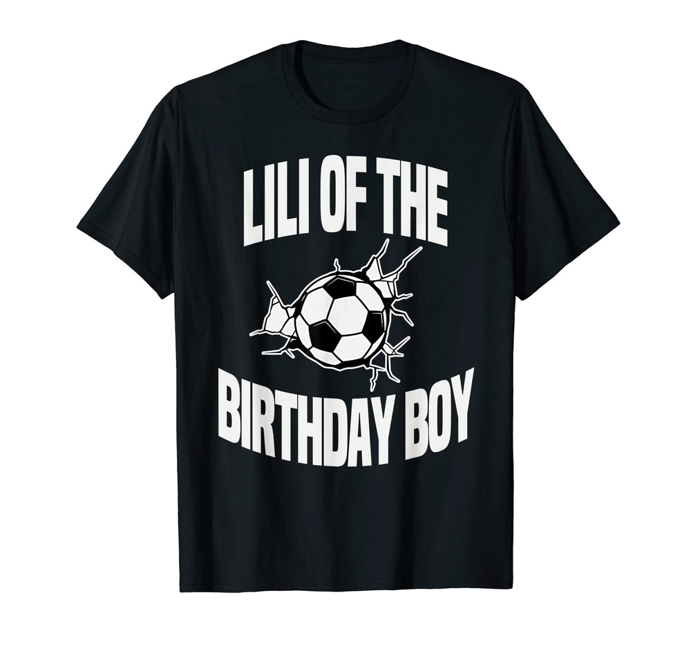 Lili Birthday Soccer Team Bday Party T-Shirt - Minimalist Print for Adults