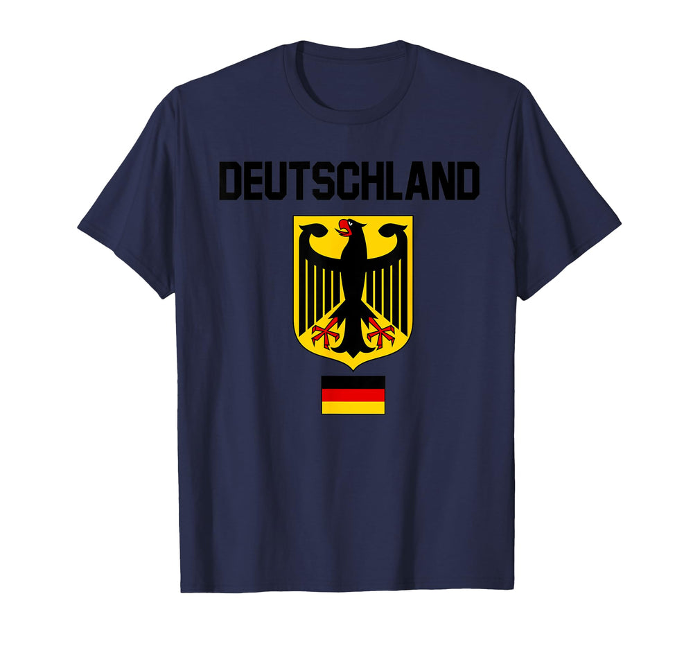 Germany German Football Soccer Ball T-Shirt - Novelty Apparel Men Women