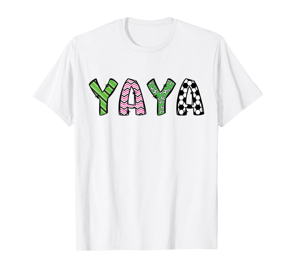 Soccer Yaya Funny Soccer Birthday T-Shirt - Graphic Print for Adults