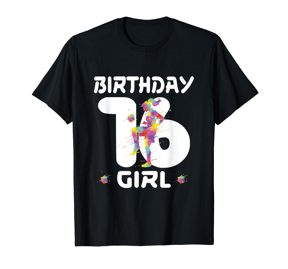 16Th Birthday Soccer Sixteen 16 Year T-Shirt - Aesthetic Graphic Men Women
