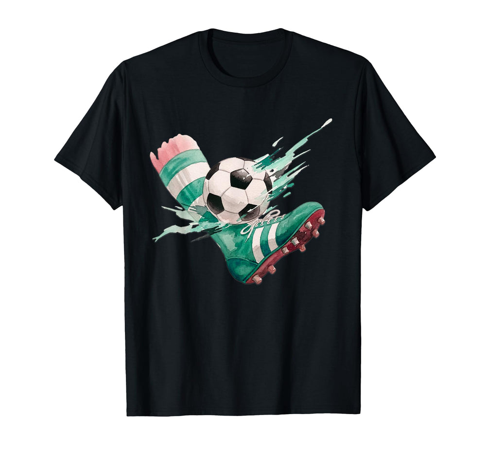 Artistic Soccer Player Art Athletes T-Shirt - Trendy Graphic for Adults