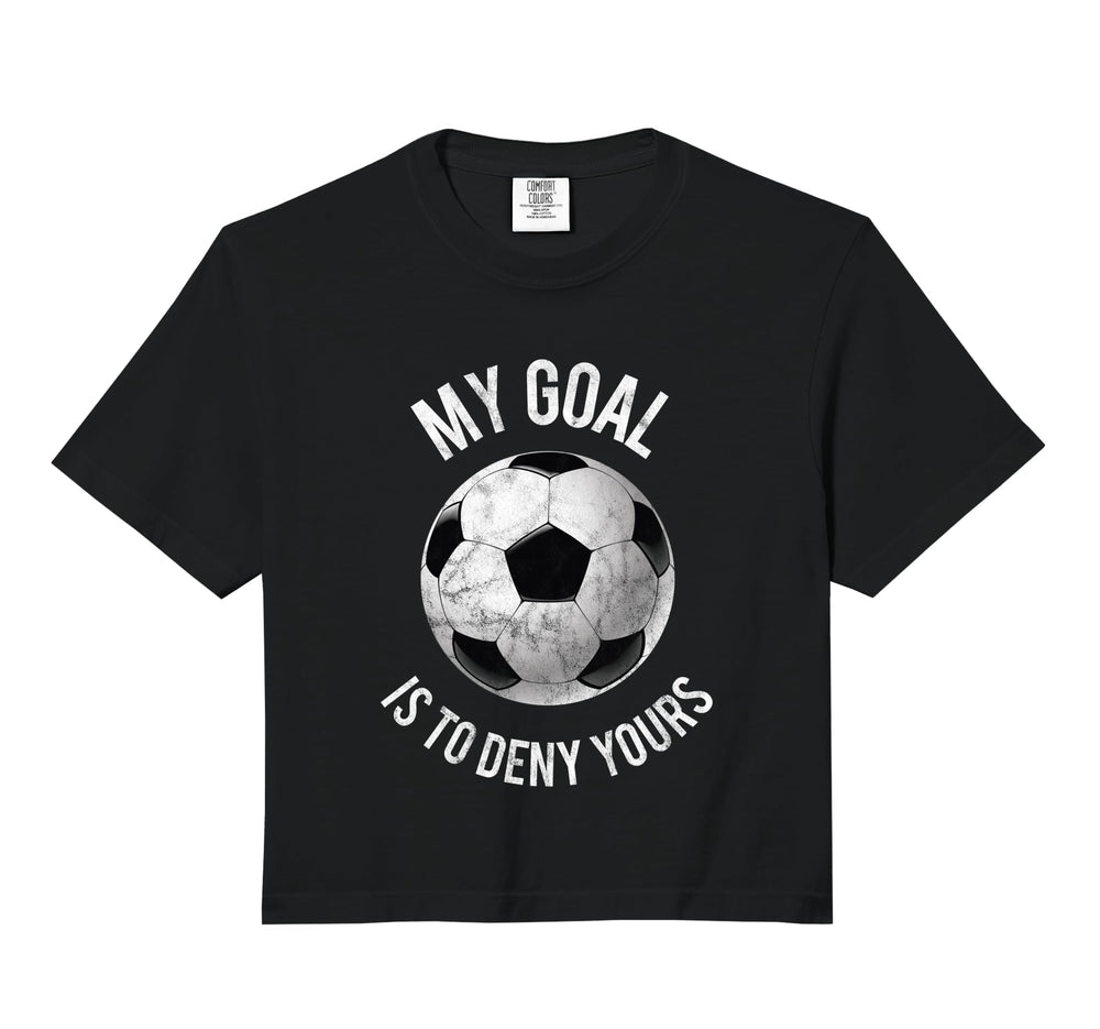 My Goal Is To Deny Yours Goalkeeper Soccer Hoodie - Unique Graphic Unisex
