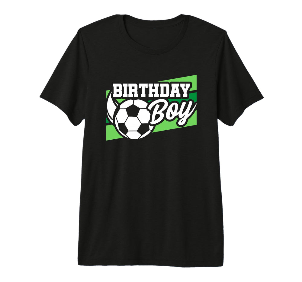 Soccer Birthday Party Birthday Soccer T-Shirt - Novelty Apparel for Adults