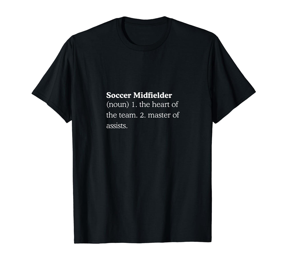 Funny Soccer Midfielder Vocabulary Word T-Shirt - Graphic Print Unisex
