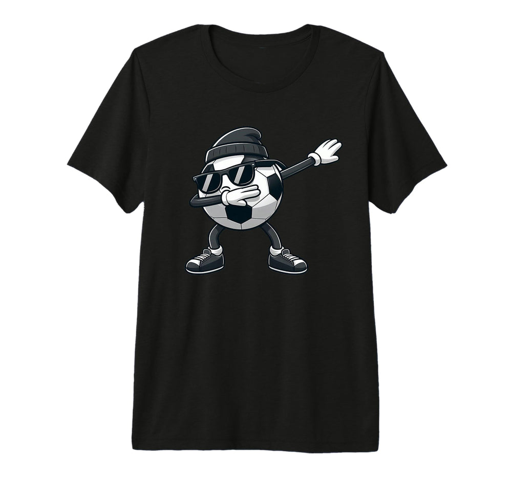 Dabbing Soccer Ball Soccer Sports T-Shirt - Casual Everyday Wear Unisex