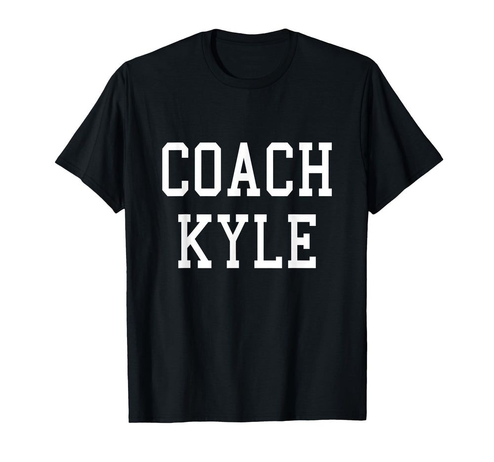 Coach Kyle Custom Football Soccer T-Shirt - Aesthetic Graphic Unisex