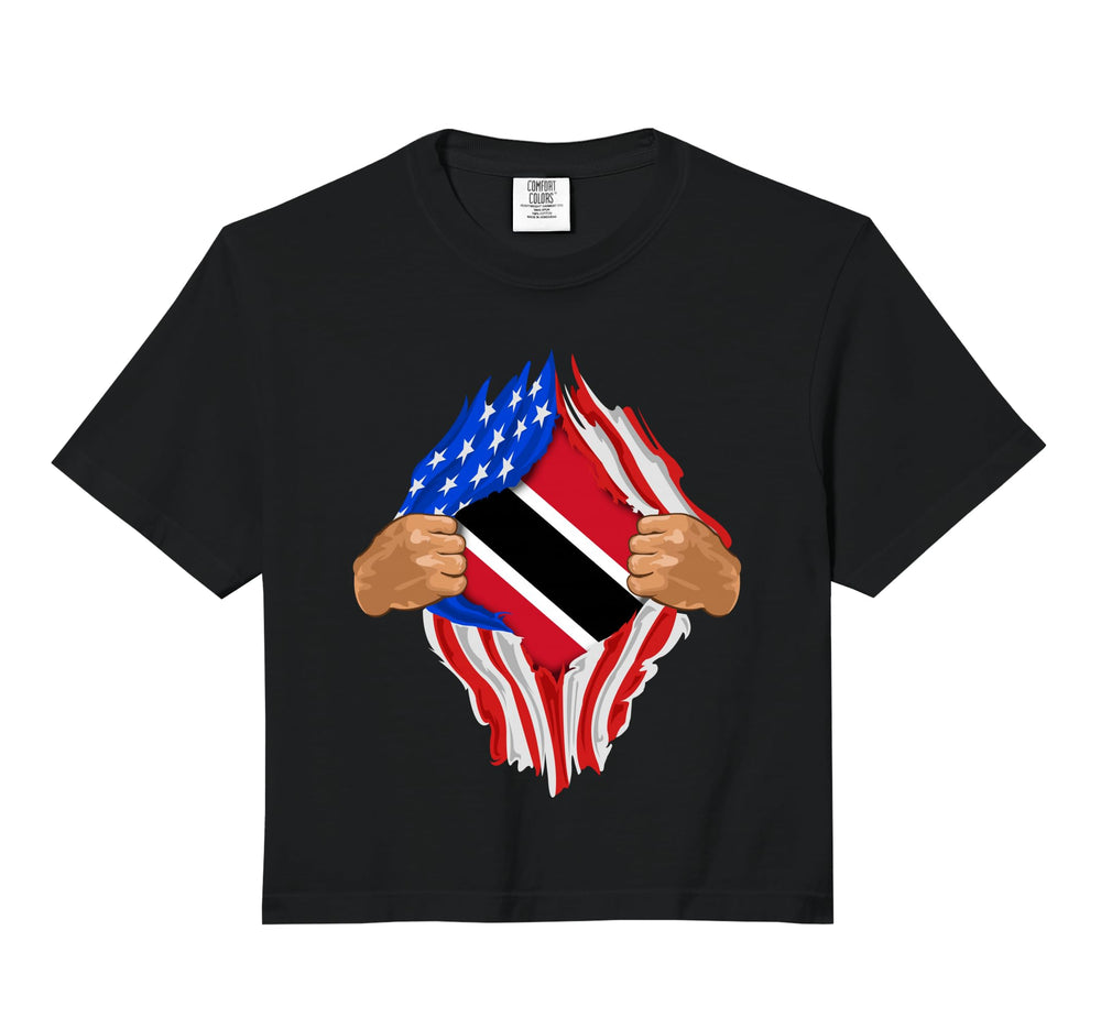 Trinidad And Tobago Blood Inside Me Flag Hoodie - Trendy Graphic Unisex