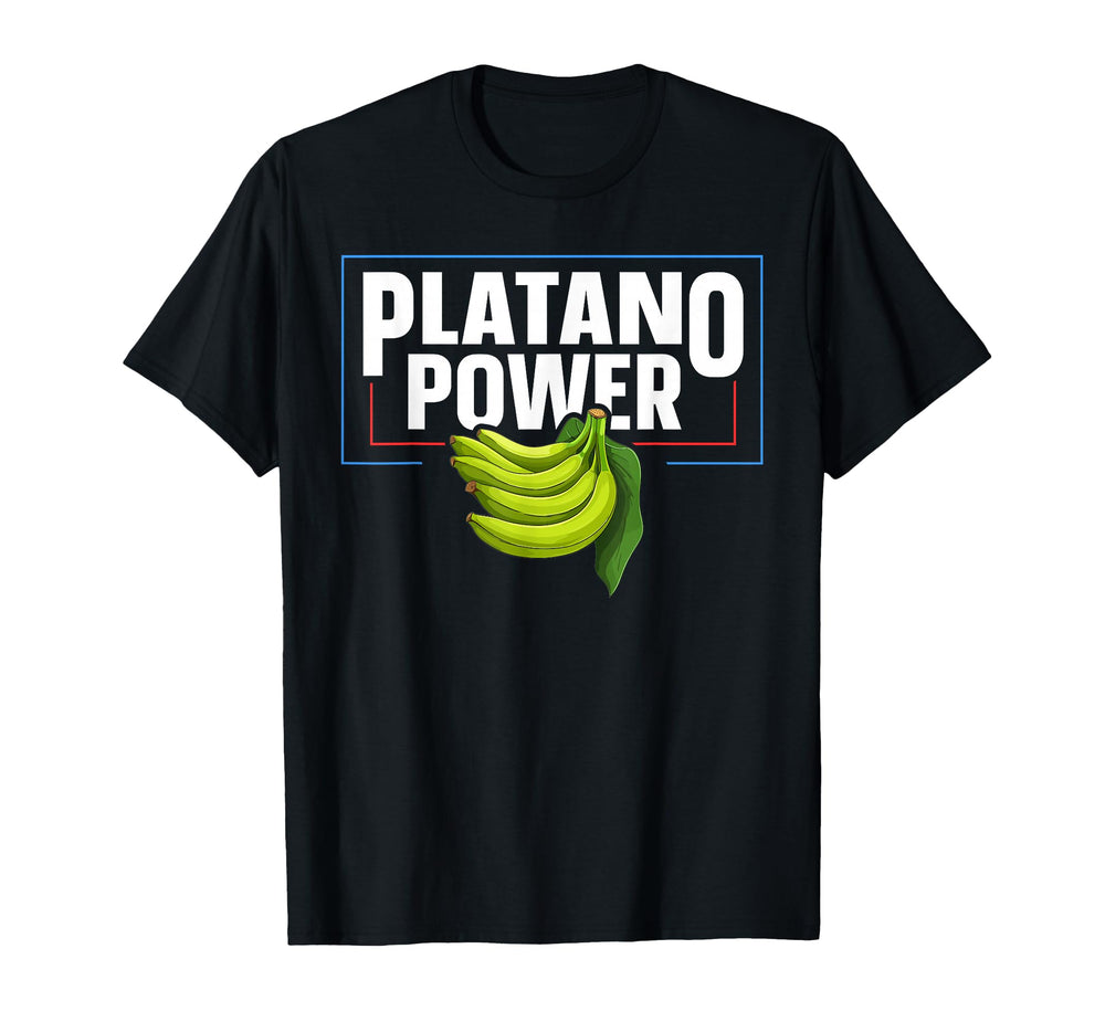 Platano Power Dominican Platano Fan T-Shirt - Novelty Apparel for Adults