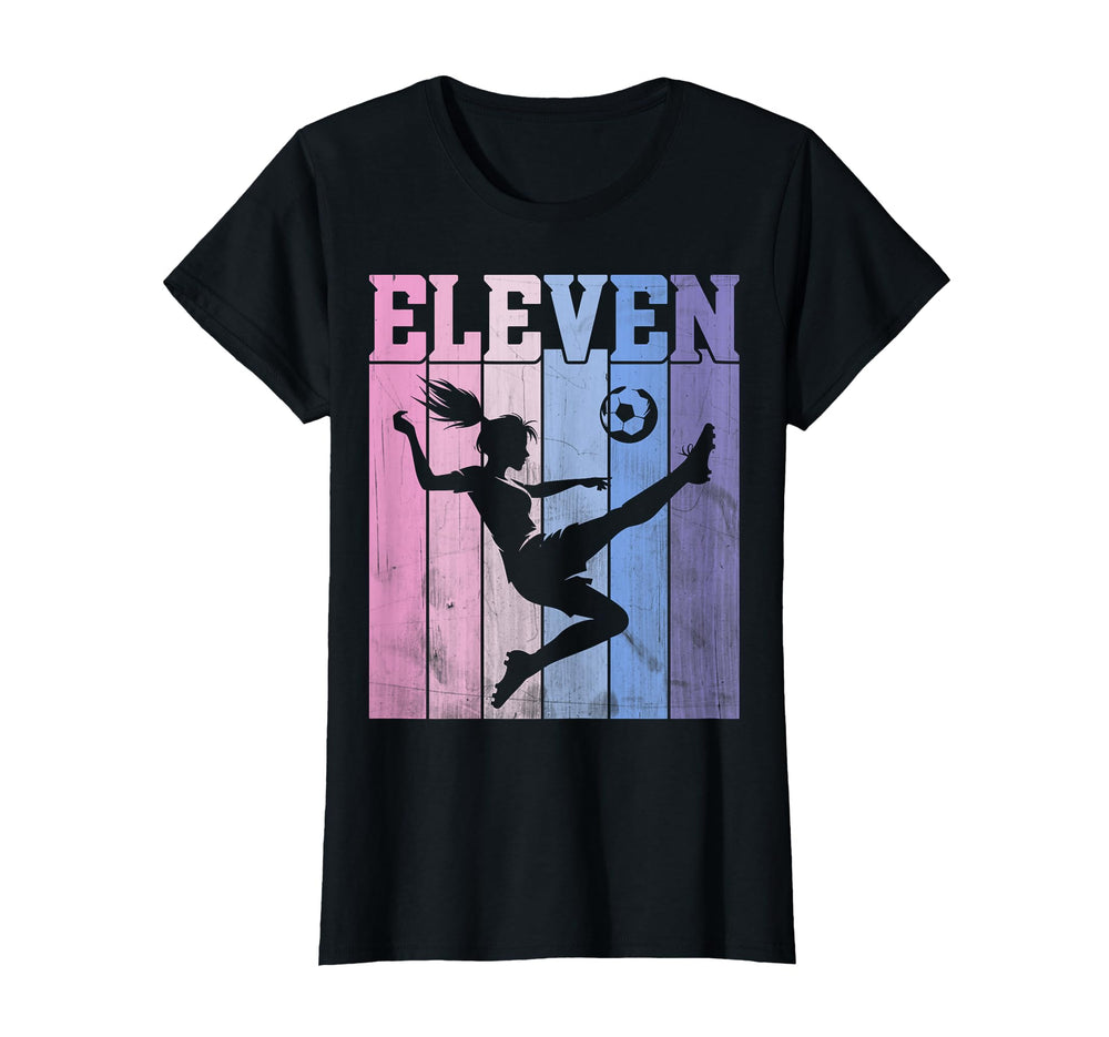 Eleven Years Old Soccer Lover 11Th T-Shirt - Aesthetic Graphic Men Women