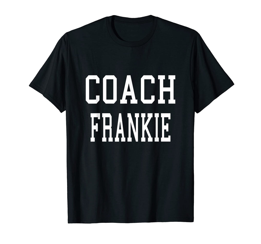 Coach Frankie Custom Football Soccer T-Shirt - Novelty Apparel Unisex