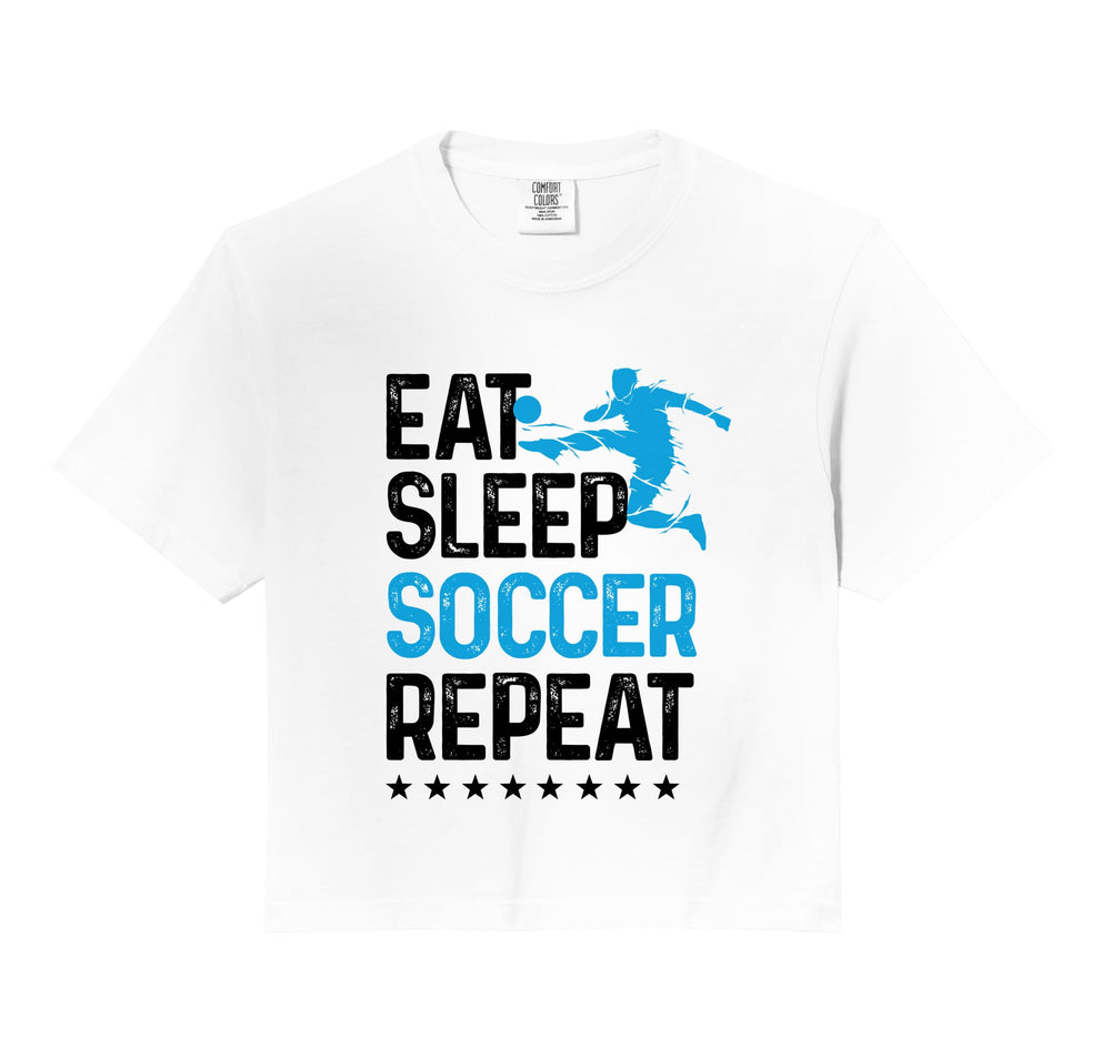 Eat Sleep Soccer Repeat Sport Hoodie - Casual Everyday Wear for Adults