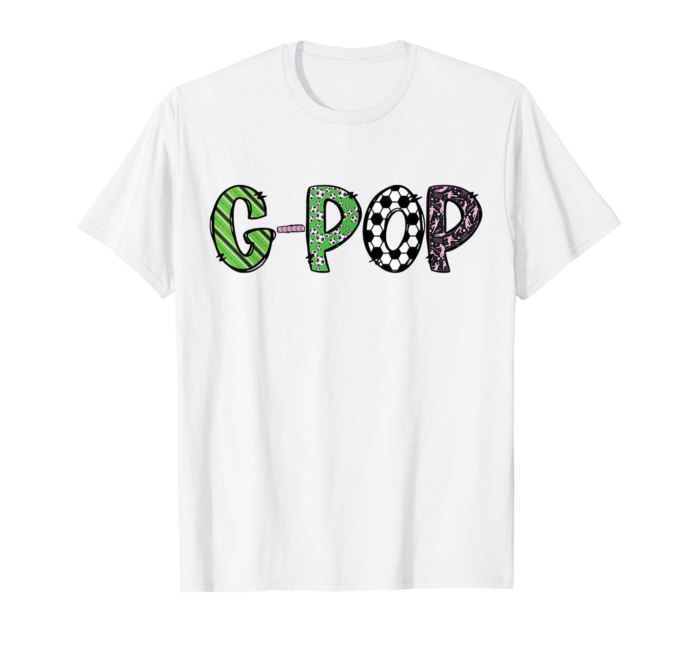 Soccer G Pop Funny Soccer Birthday T-Shirt - Unique Graphic for Adults