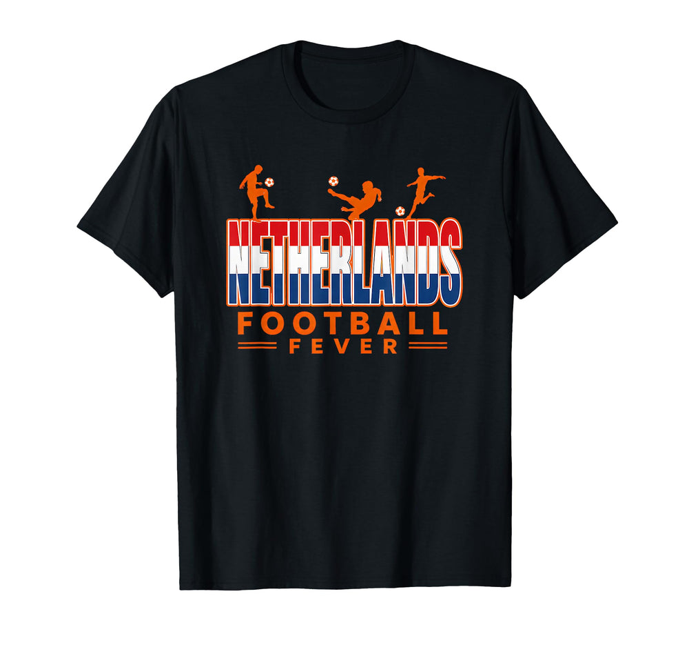 Netherlands Football Fever 2026 Soccer T-Shirt - Unique Graphic Men Women