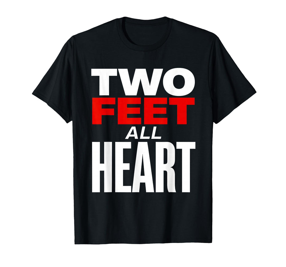 Two Feet All Heart Soccer Passion T-Shirt - Novelty Apparel for Adults
