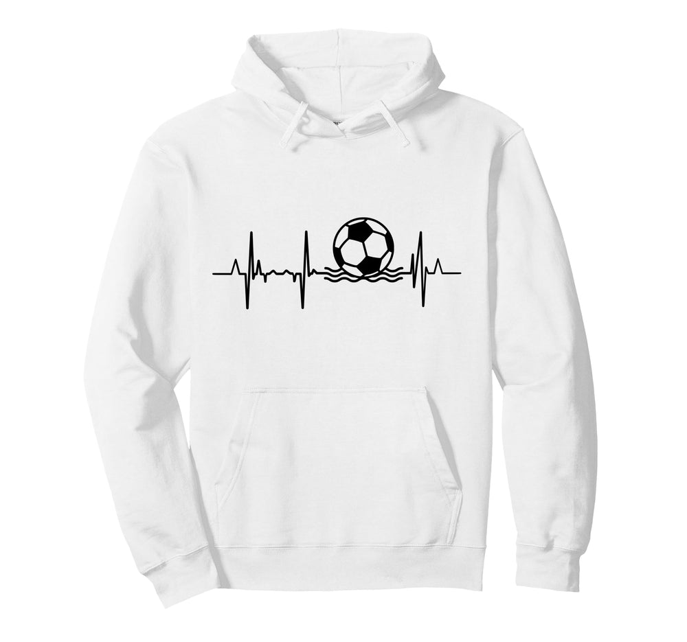 Beach Soccer Heartbeat Hoodie - Streetwear Style Men Women