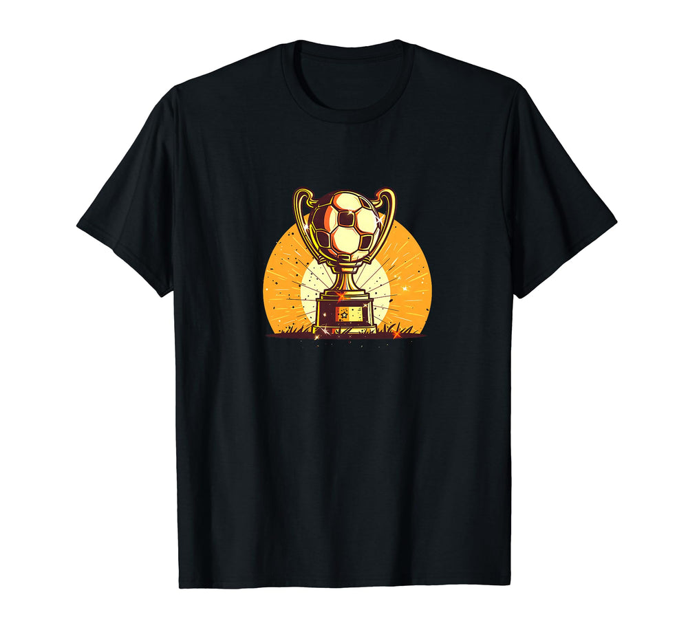 Trophy Soccer Ball Soccer Coach T-Shirt - Novelty Apparel for Adults