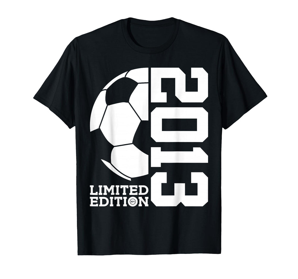 13Th Birthday Soccer 2013 T-Shirt - Fun Novelty Design Men Women