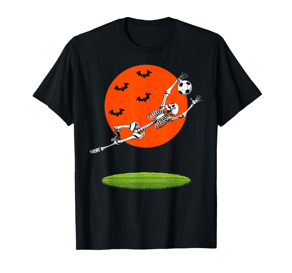 Soccer Skeleton Soccer Player T-Shirt - Aesthetic Graphic for Adults