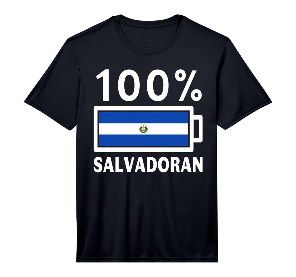 El Salvador Flag 100 Salvadoran T-Shirt - Casual Everyday Wear Men Women