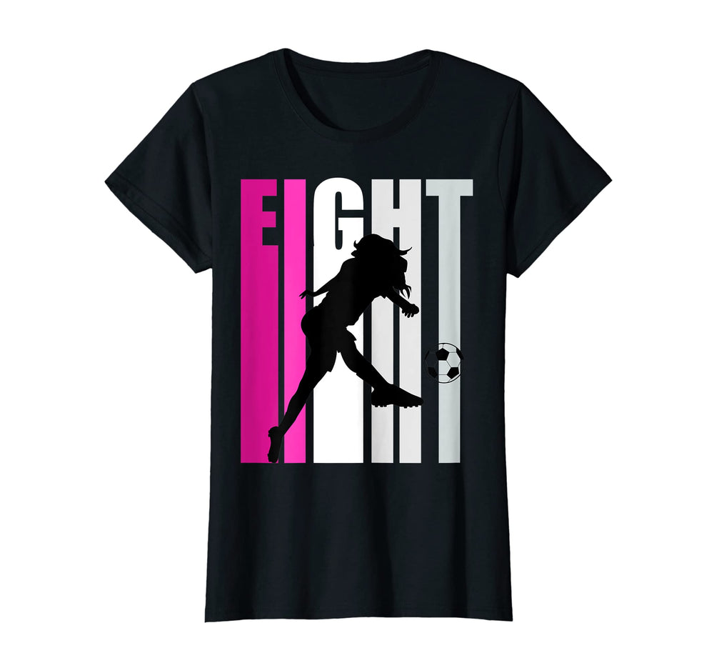 Soccer 8Th Birthday Loves To Play T-Shirt - Streetwear Style Men Women