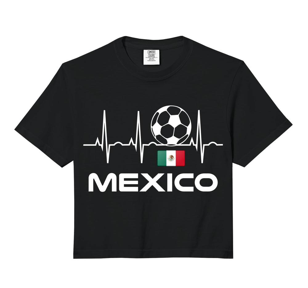 Mexico Soccer Mexico Futbol Heartbeat Hoodie - Aesthetic Graphic Unisex