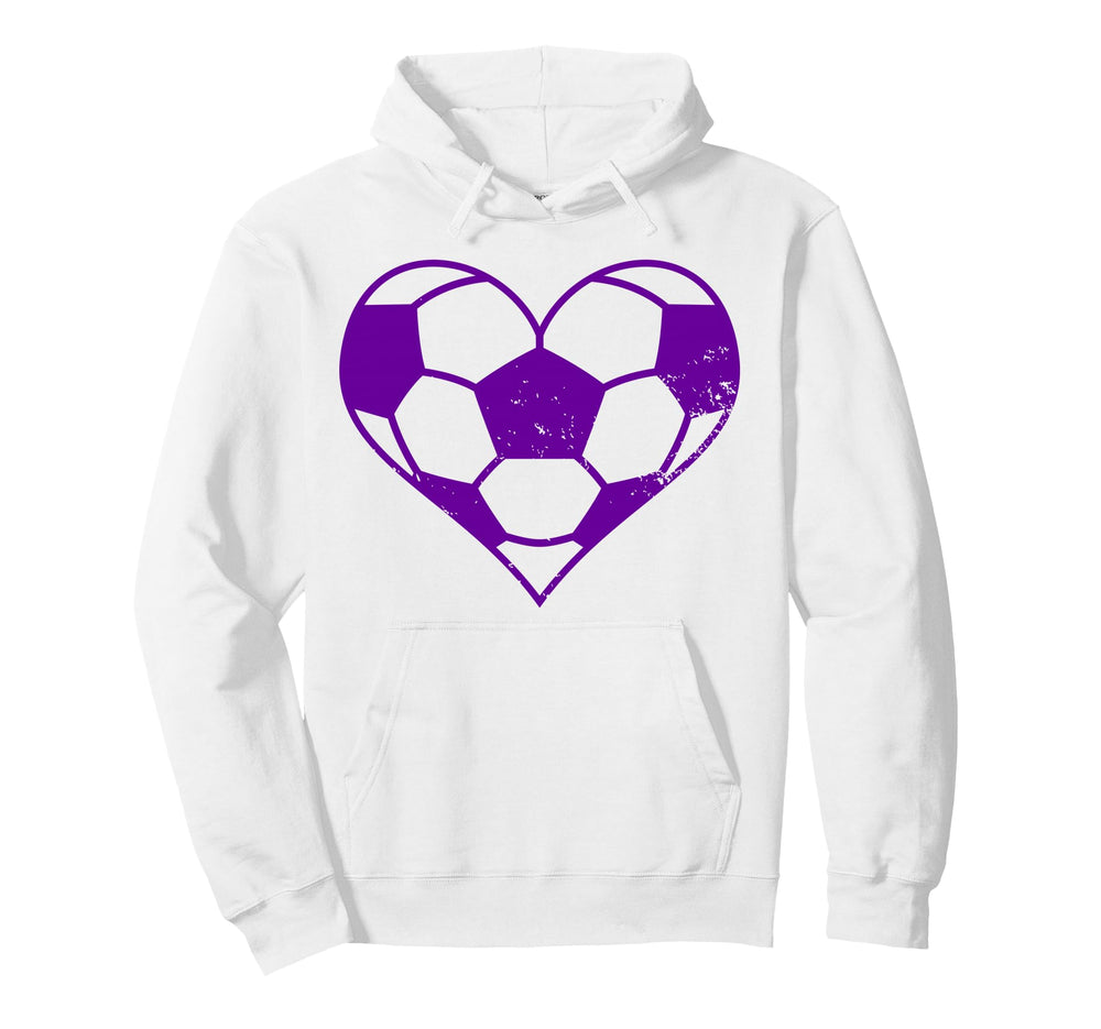 Soccer Heart Funny Soccer Player Mom Hoodie - Aesthetic Graphic for Adults