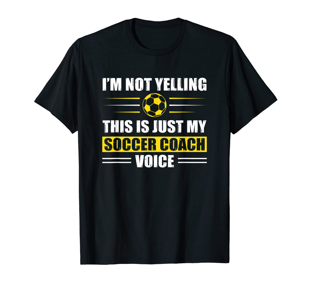 Coaching Soccer Dad Coach Soccer Coach T-Shirt - Graphic Print Unisex